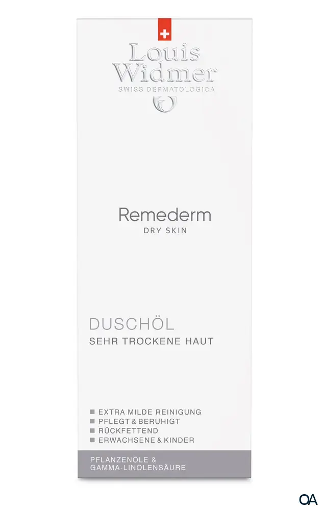 Louis Widmer Remederm Dry Skin Duschöl - leicht parfümiert Louis Widmer Remederm Dry Skin Duschöl - leicht parfümiert