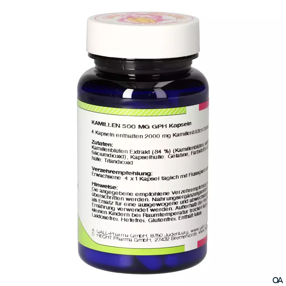 Gall Pharma Kamille 500 mg Kapseln
