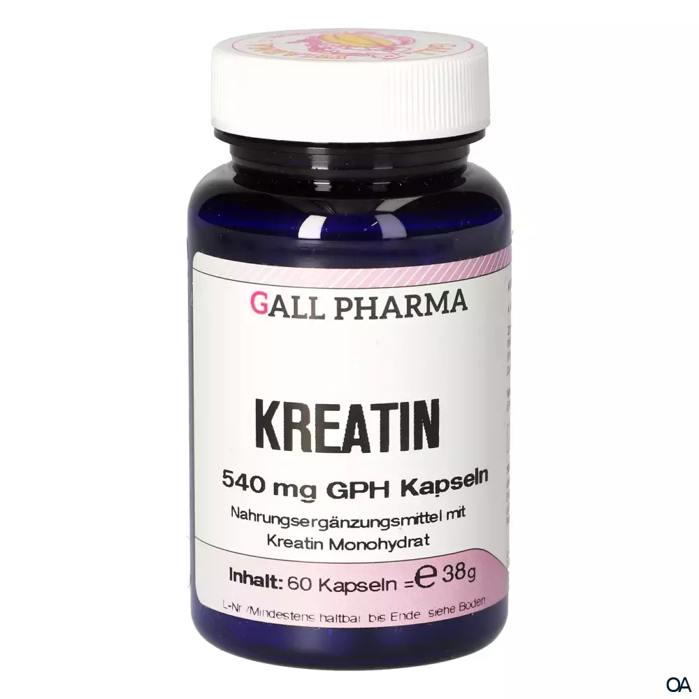 Gall Pharma Kreatin 540 mg Kapseln