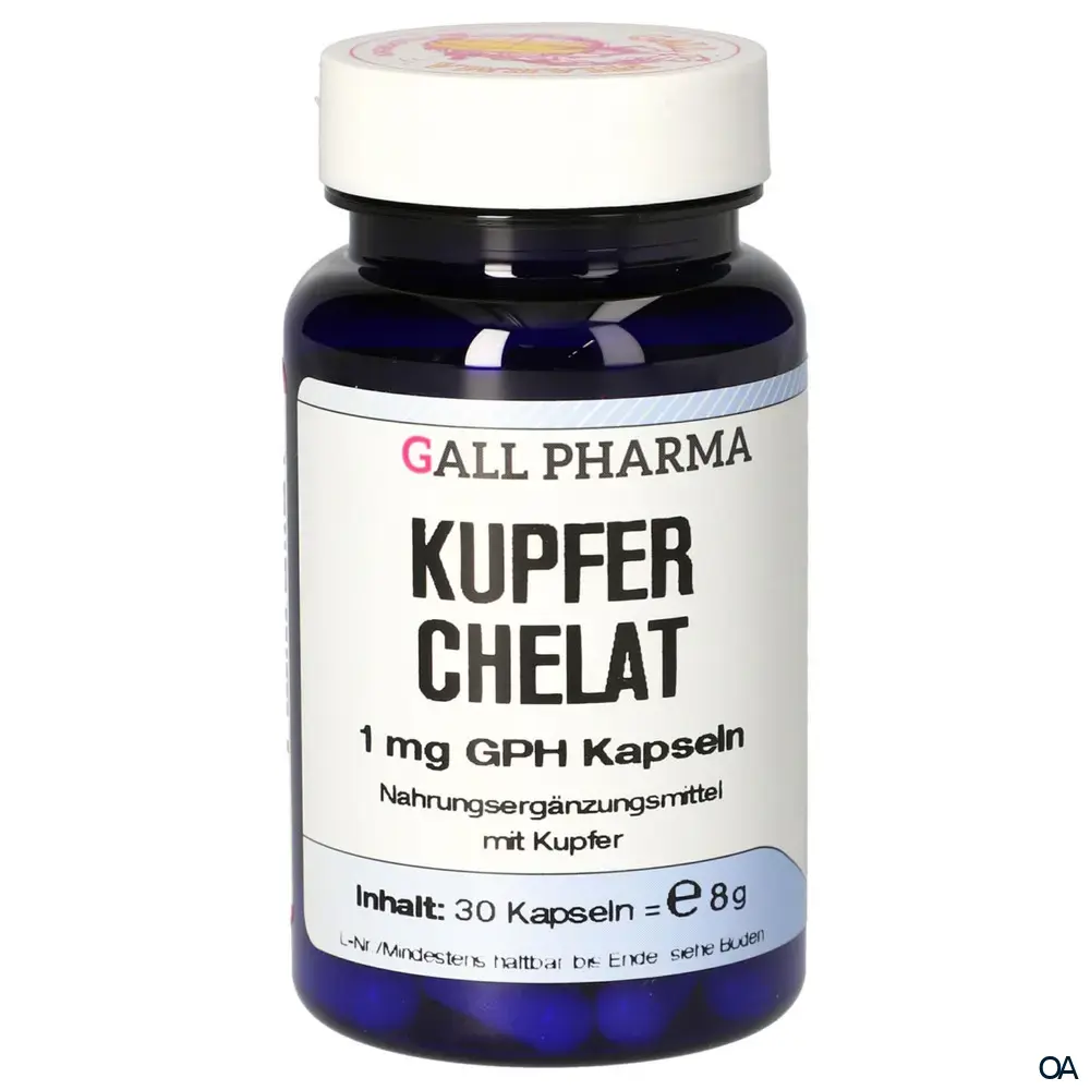 Gall Pharma Kupfer Chelat 1 mg Kapseln