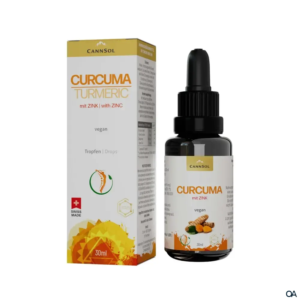 CannSol Curcuma mit Zink Tropfen CannSol Curcuma mit Zink Tropfen