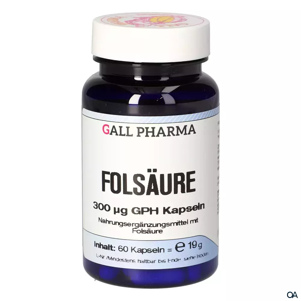 Gall Pharma Folsäure 300 µg Kapseln Gall Pharma Folsäure 300 µg Kapseln