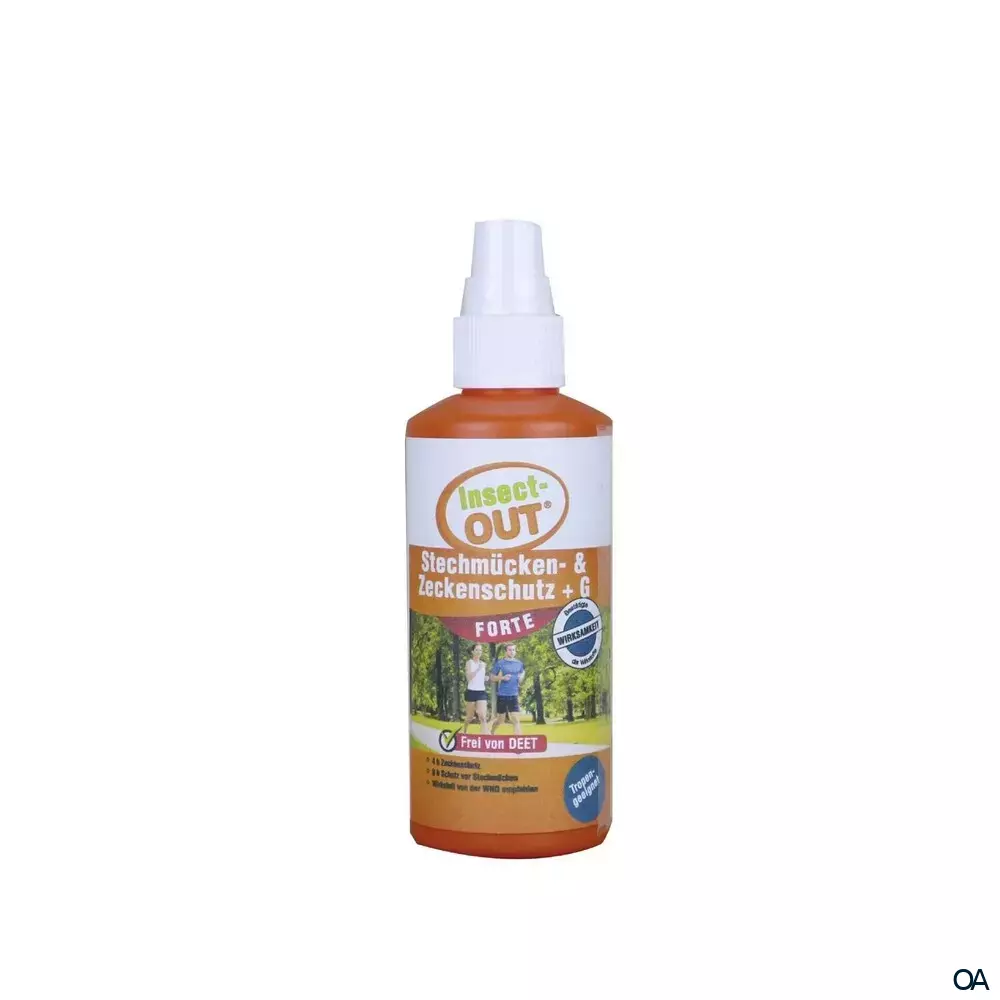 Insect-OUT Stechmückenschutz und Zeckenschutz +G FORTE Spray Insect-OUT Stechmückenschutz und Zeckenschutz +G FORTE Spray