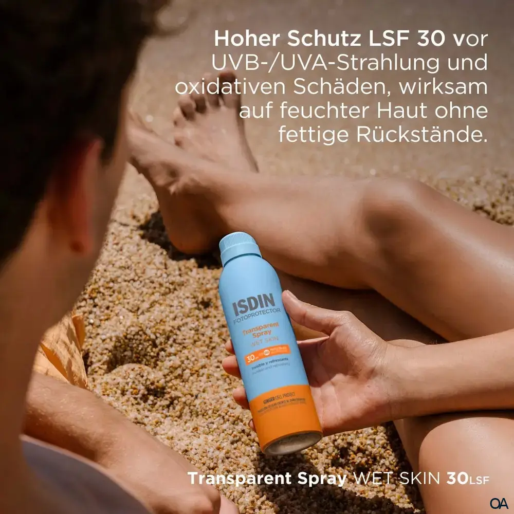 ISDIN Fotoprotector Transparent Spray Wet Skin LSF 30