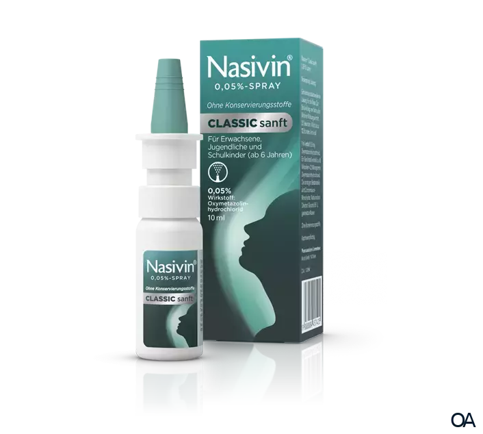 Nasivin Classic sanft 0,05 % Nasenspray Nasivin Classic sanft 0,05 % Nasenspray