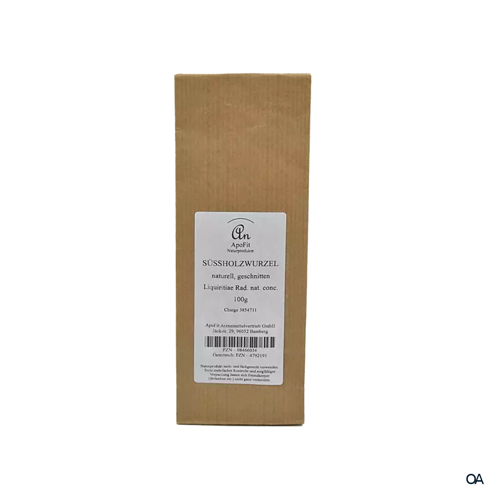 ApoFit Süssholzwurzel naturell geschnitten ApoFit Süssholzwurzel naturell geschnitten