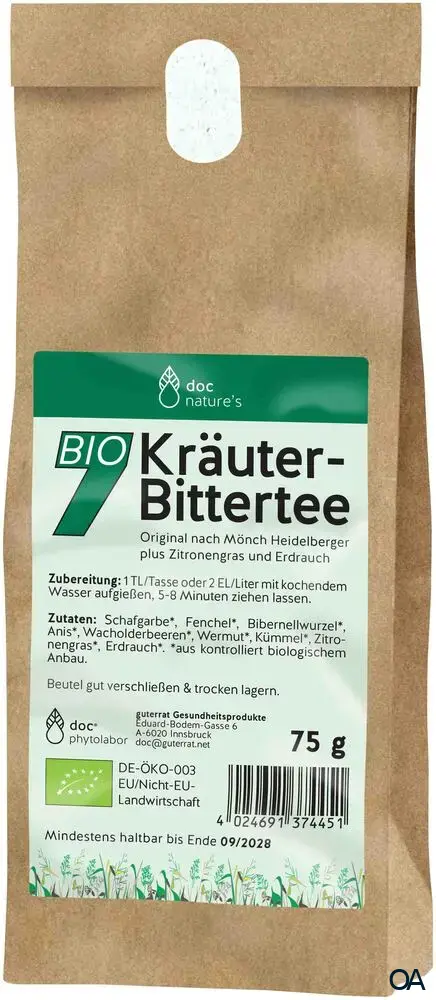 doc nature’s BIO 7 Kräuter-Bittertee