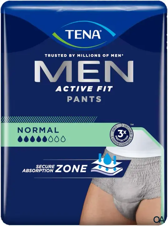 TENA Men Active Fit Pants Normal | Inkontinenzunterwäsche - Größe L/XL