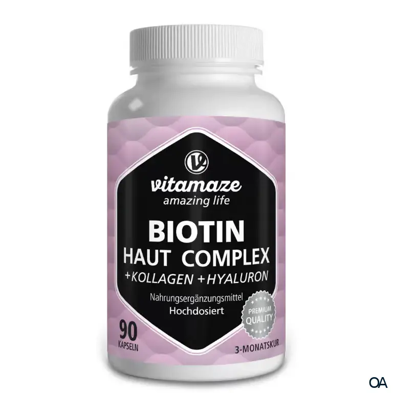 Vitamaze Biotin Haut Komplex + Kollagen + Hyaluron Kapseln