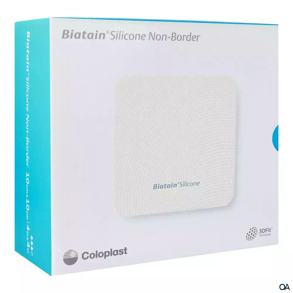 Biatain® Silicone Non-Border Schaumverband 10 x 10 cm Biatain® Silicone Non-Border Schaumverband 10 x 10 cm
