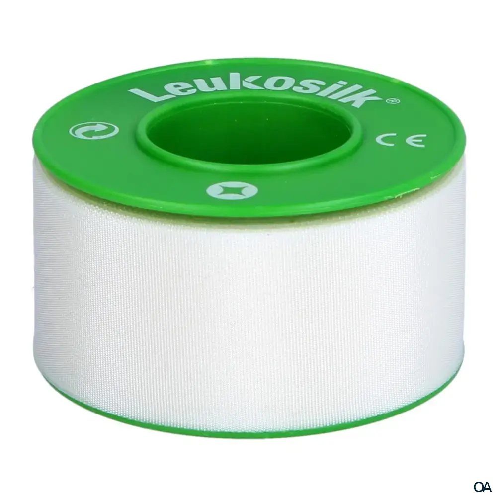 Leukosilk® Hautfreundliches Fixierpflaster, 2,5 cm x 9,2 m