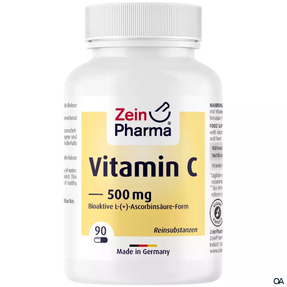 ZeinPharma Vitamin C 500 mg Kapseln