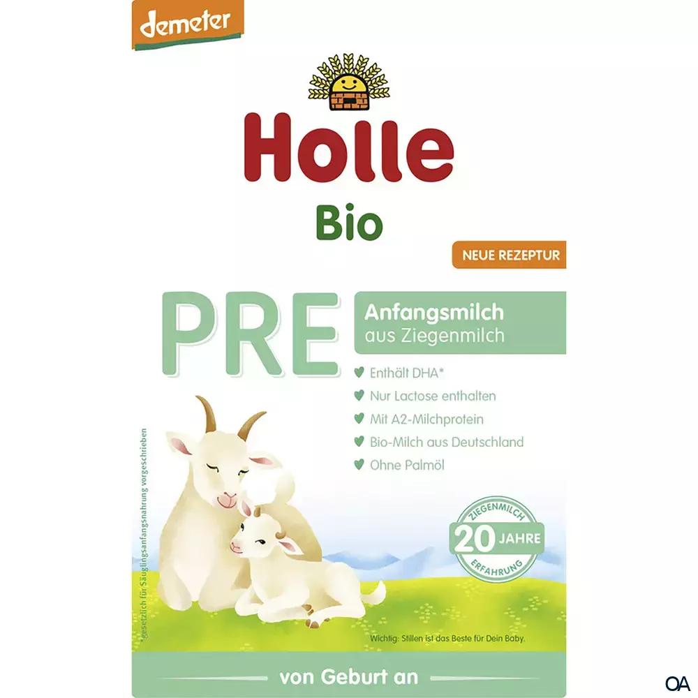 Holle Bio-Anfangsmilch PRE aus Ziegenmilch Pulver Holle Bio-Anfangsmilch PRE aus Ziegenmilch Pulver
