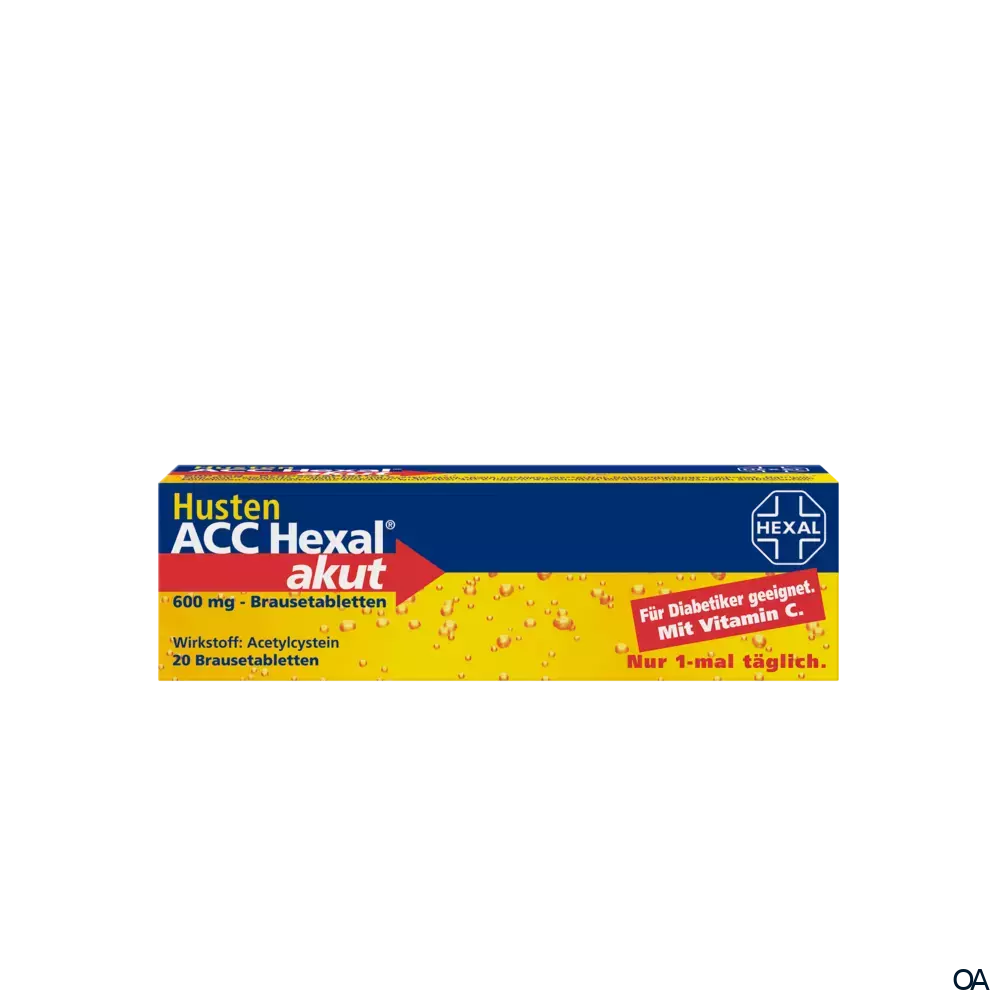 Husten ACC Hexal akut 600 mg Brausetabletten