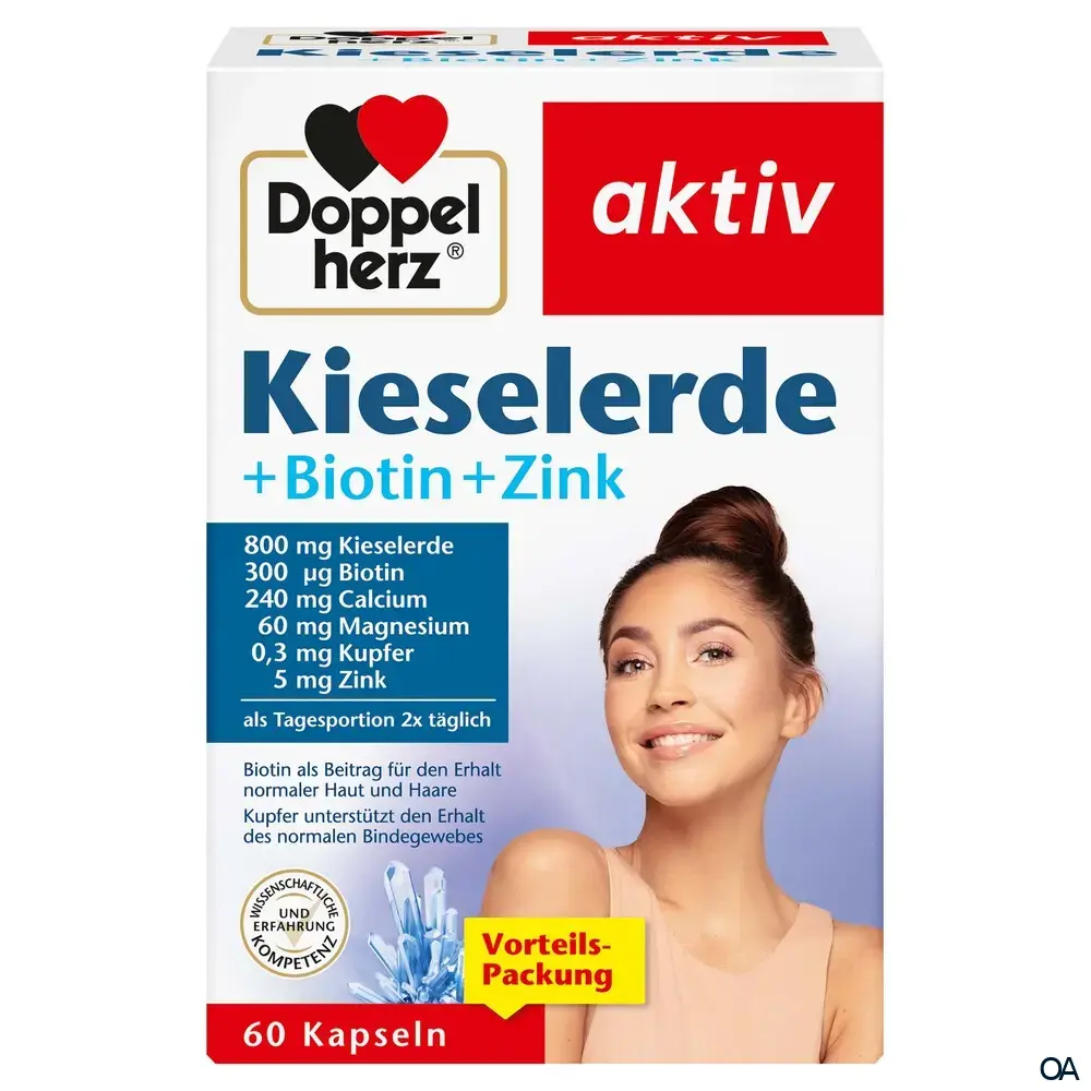 Doppelherz aktiv Kieselerde + Biotin + Zink Kapseln