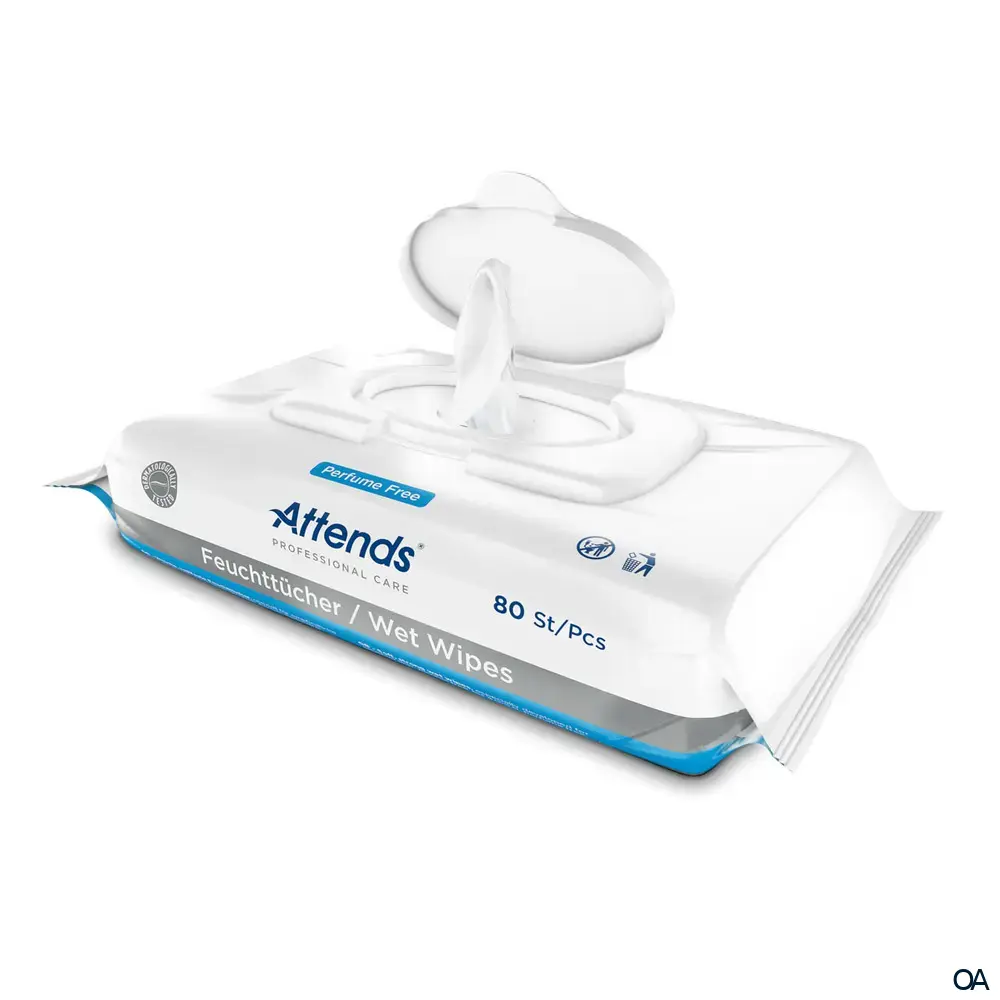 Attends Professional Care Feuchttücher 12 x 80 Stück