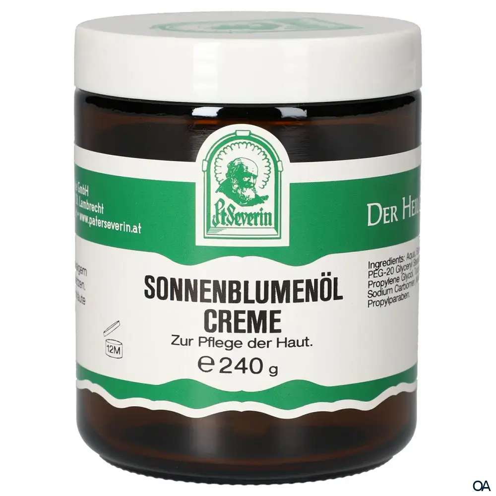 Pater Severin Sonnenblumenöl Creme