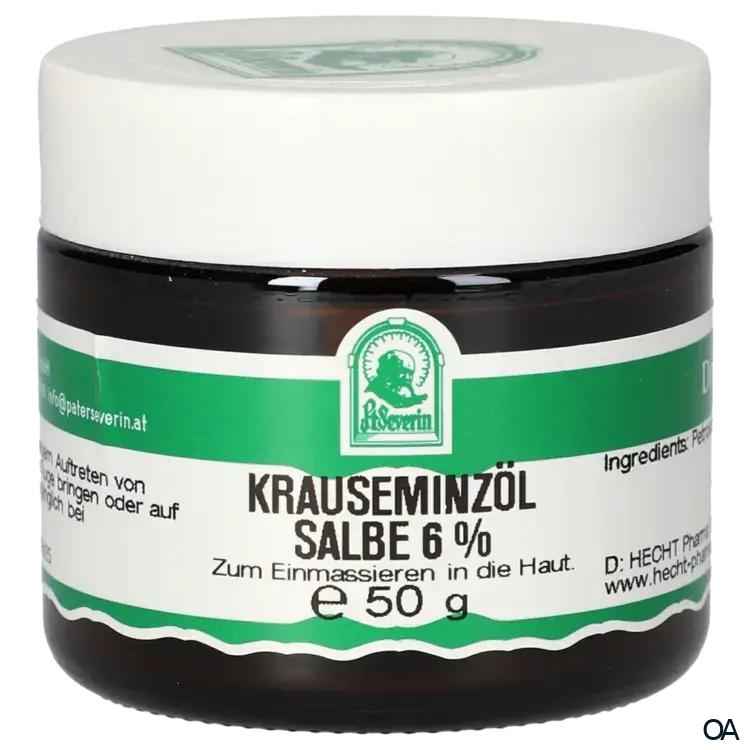 Pater Severin Krauseminzöl Salbe 6% Pater Severin Krauseminzöl Salbe 6%