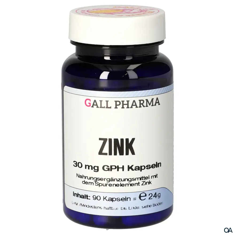 Gall Pharma Zink 30 mg Kapseln