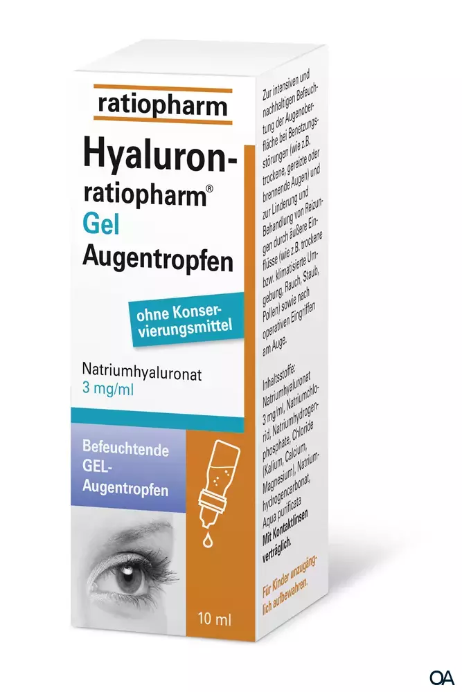 Hyaluron-ratiopharm® Gel Augentropfen Hyaluron-ratiopharm® Gel Augentropfen
