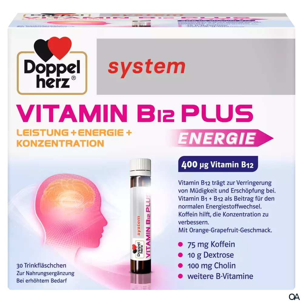 Doppelherz system VITAMIN B12 PLUS Trinkfläschchen Doppelherz system VITAMIN B12 PLUS Trinkfläschchen