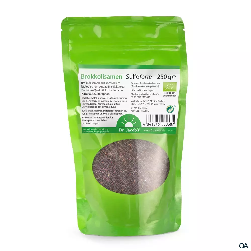 Dr. Jacob‘s Brokkolisamen Sulfoforte BIO