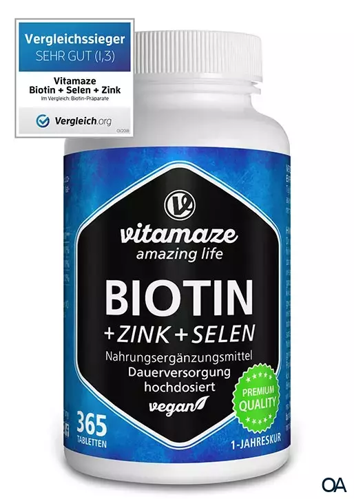 Vitamaze Biotin + Zink + Selen Tabletten