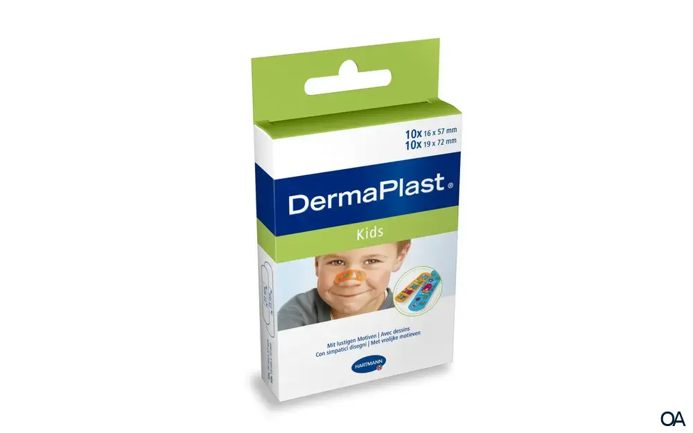 DermaPlast® Kids Kinder Pflaster Strips 2 Größen
