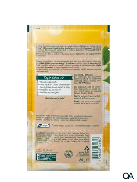 Kneipp Schäumende Badekristalle Abschalten