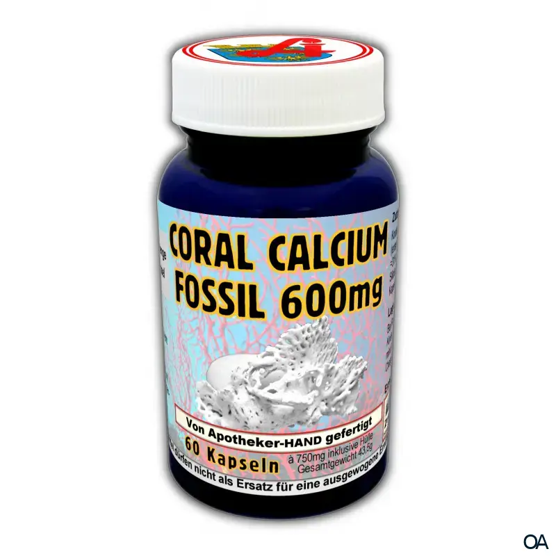 Coral Calcium Fossil 600 mg Kapseln Coral Calcium Fossil 600 mg Kapseln