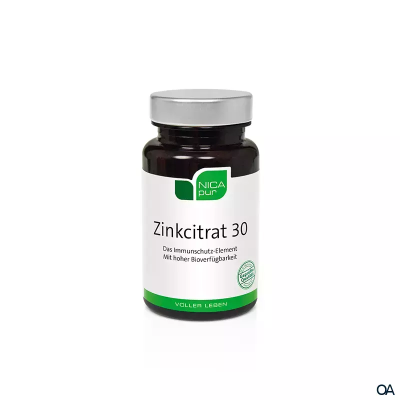 NICApur Zinkcitrat 30 Kapseln NICApur Zinkcitrat 30 Kapseln