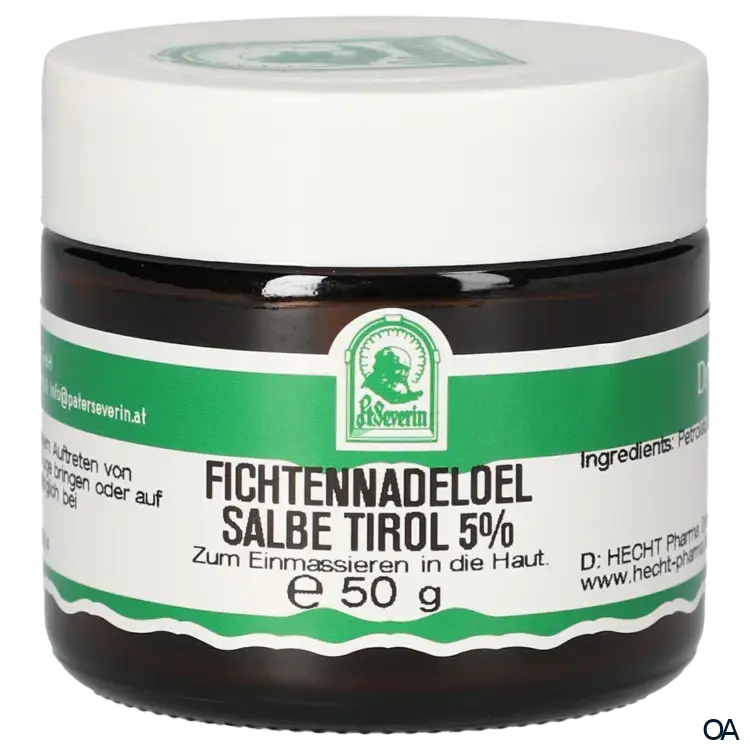 Pater Severin Fichtennadelöl Salbe Tirol 5% Pater Severin Fichtennadelöl Salbe Tirol 5%