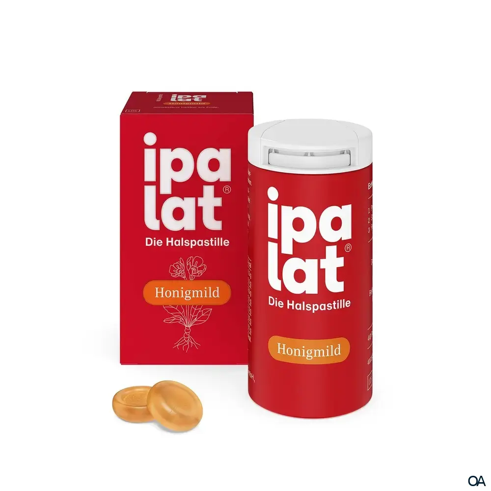 ipalat® Honigmild Halspastillen ipalat® Honigmild Halspastillen
