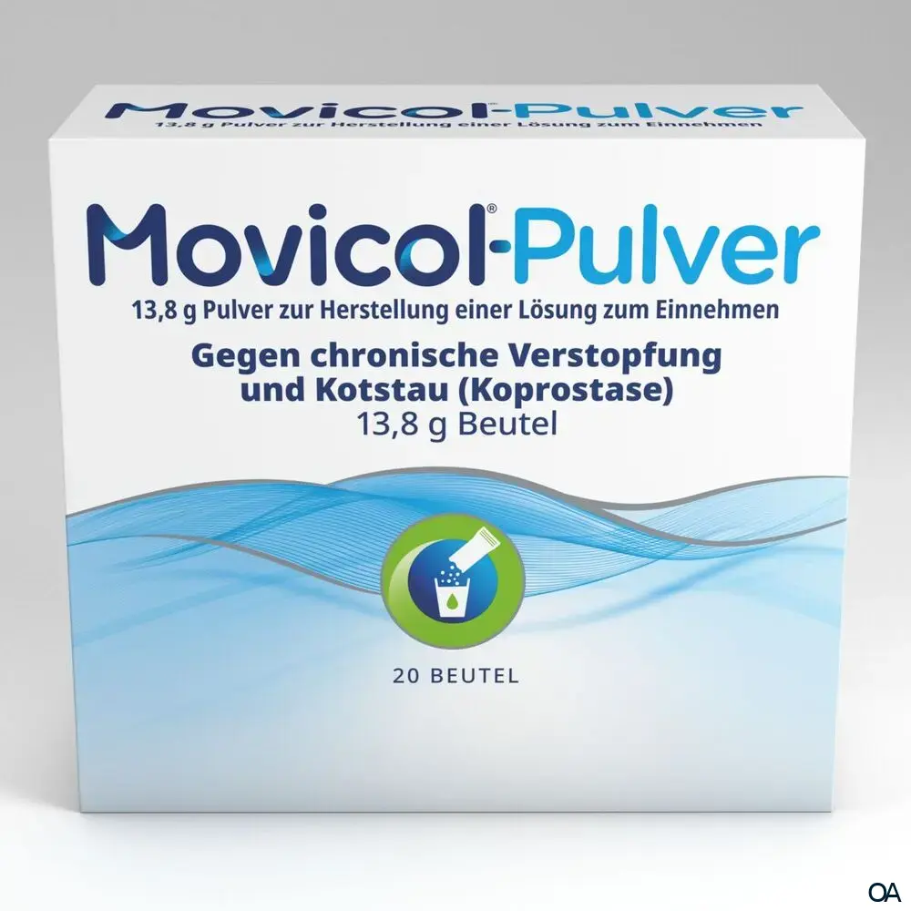 MOVICOL® Pulver Stick-Beutel - Limetten- und Zitronengeschmack MOVICOL® Pulver Stick-Beutel - Limetten- und Zitronengeschmack
