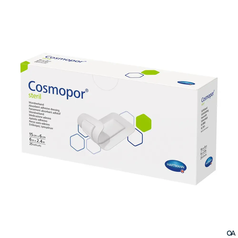 Cosmopor® Steril Wundverband 15 x 6 cm Cosmopor® Steril Wundverband 15 x 6 cm