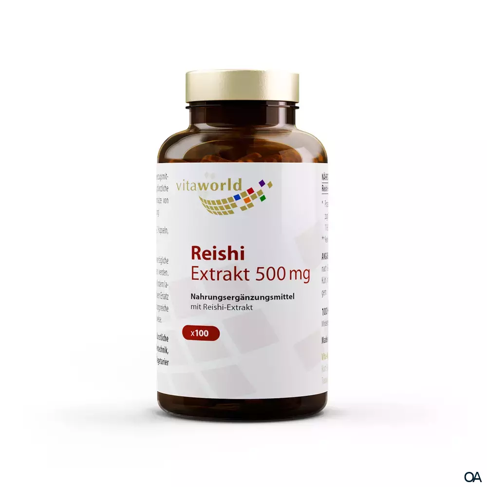 Vitaworld Reishi Extrakt 500 mg Kapseln