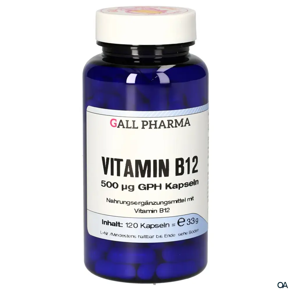 Gall Pharma Vitamin B12 500 mcg Kapseln