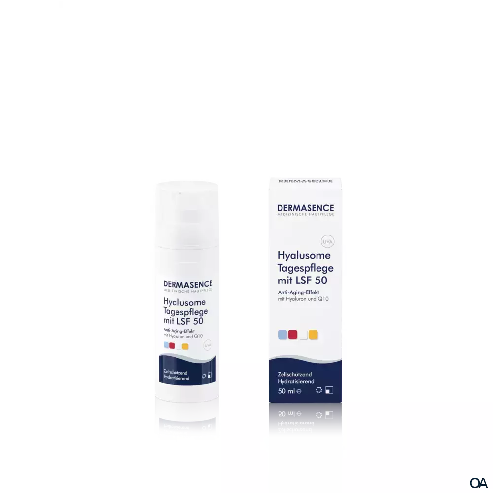 Dermasence Hyalusome Tagespflege mit LSF 50
