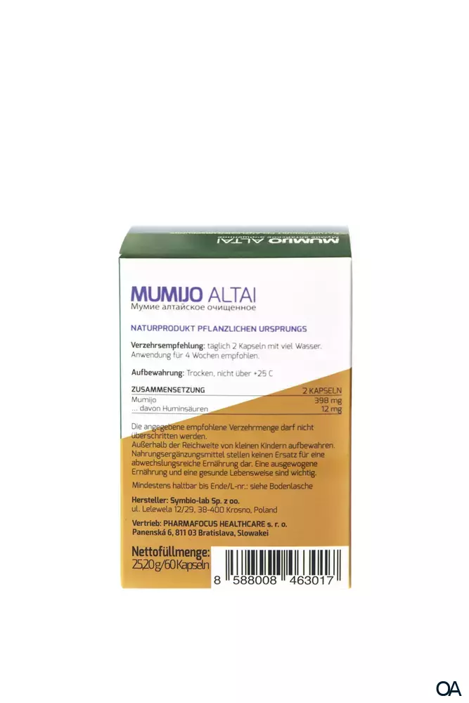 Mumijo Altai Immun* Kapseln