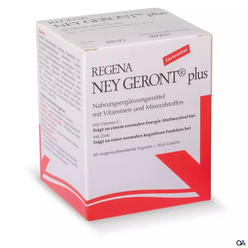Regena NEY GERONT® plus Kapseln Regena NEY GERONT® plus Kapseln