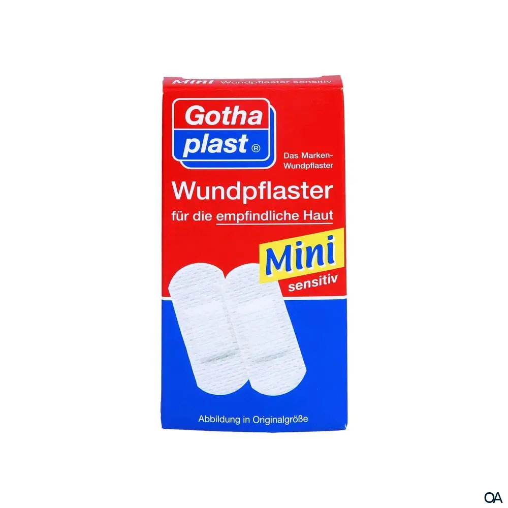 Gothaplast® Wundpflaster Mini Sensitiv Strips, 4 x 1,7 cm