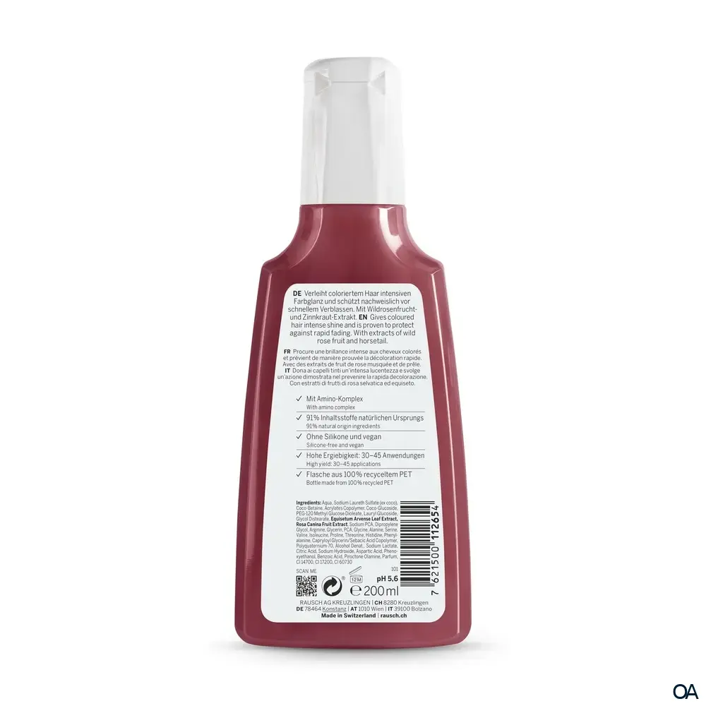 RAUSCH Farbschutz-Shampoo mit Wildrose RAUSCH Farbschutz-Shampoo mit Wildrose