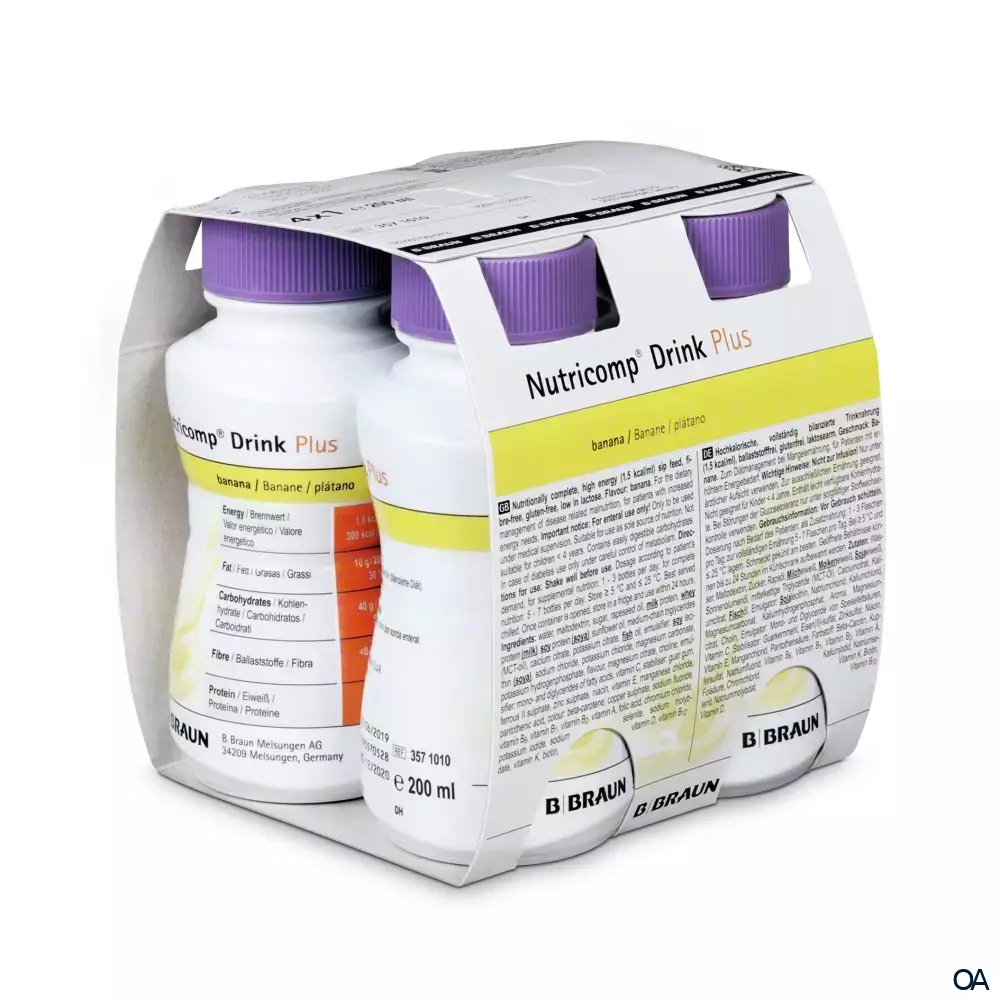 Nutricomp® Drink Plus Banane 200 ml Nutricomp® Drink Plus Banane 200 ml