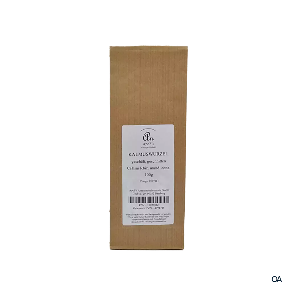 ApoFit Kalmuswurzel geschält geschnitten ApoFit Kalmuswurzel geschält geschnitten