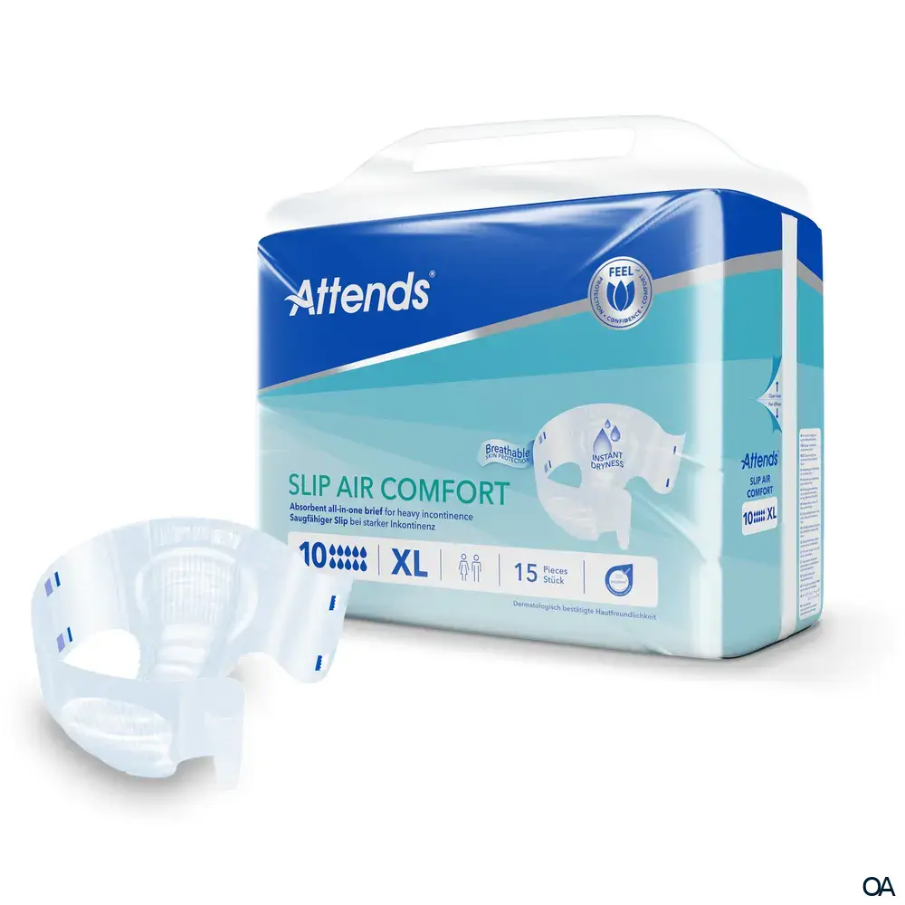 Attends Slip Air Comfort 10 XL - Saugfähige Slips bei starker Inkontinenz