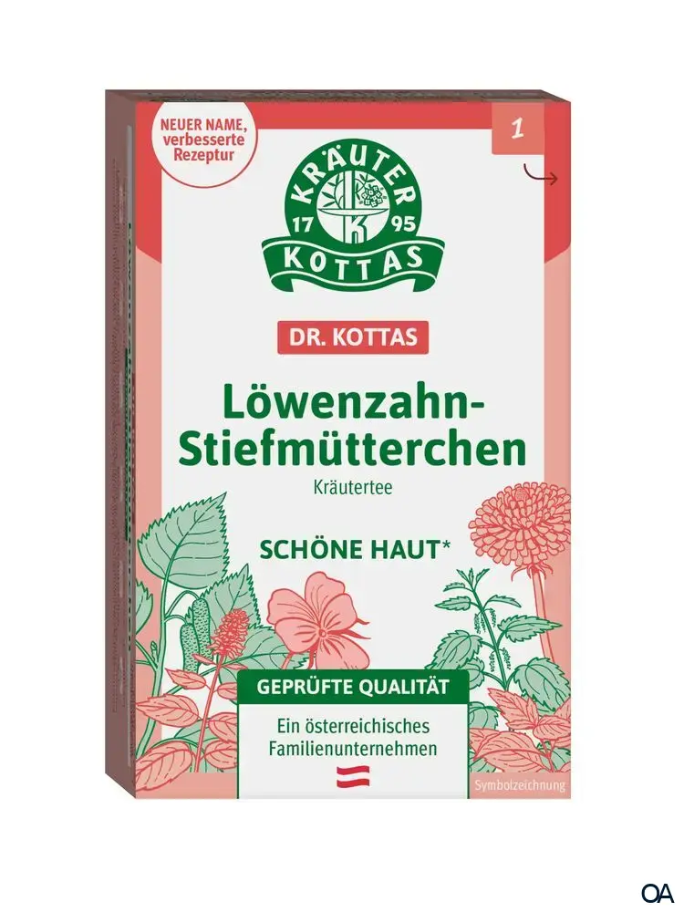 Dr. Kottas Löwenzahn-Stiefmütterchen Kräutertee