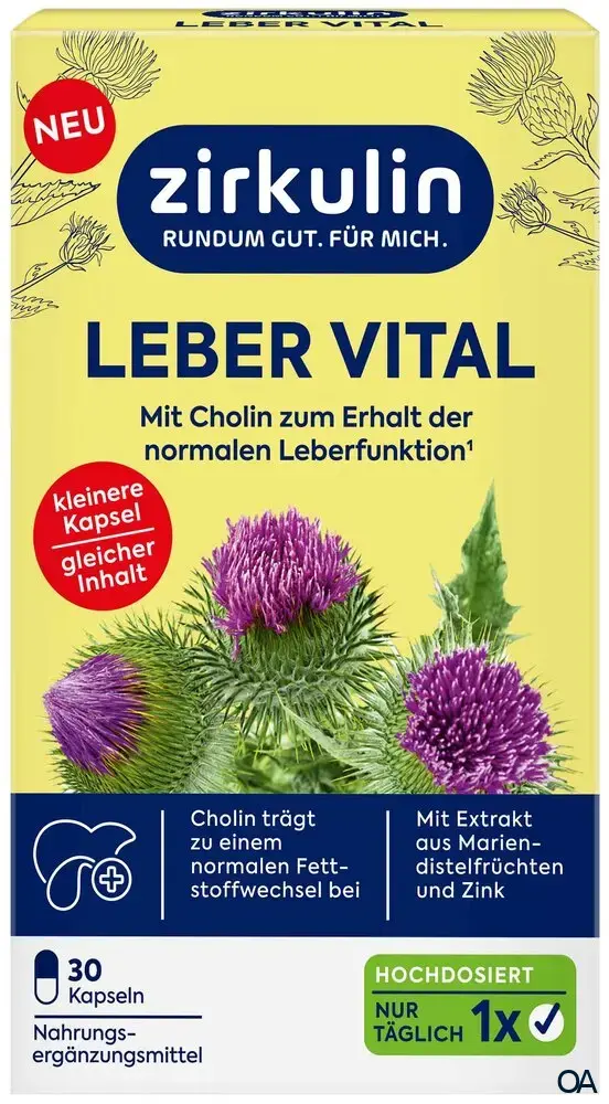 zirkulin Leber Vital Kapseln