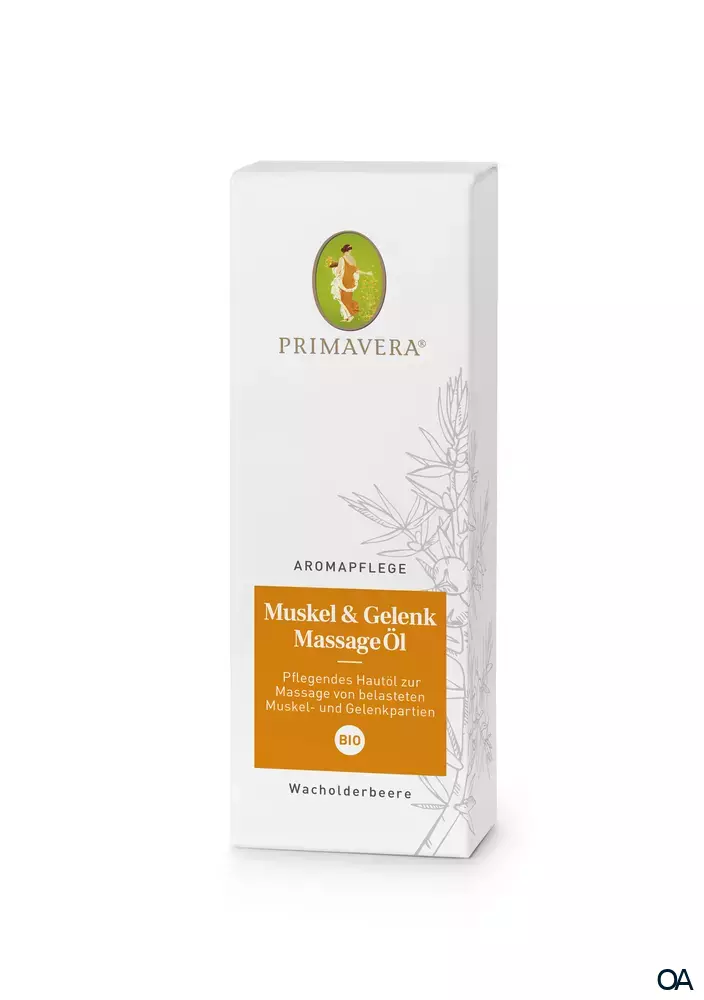 Primavera Aromapflege Muskel & Gelenk Massage Öl bio