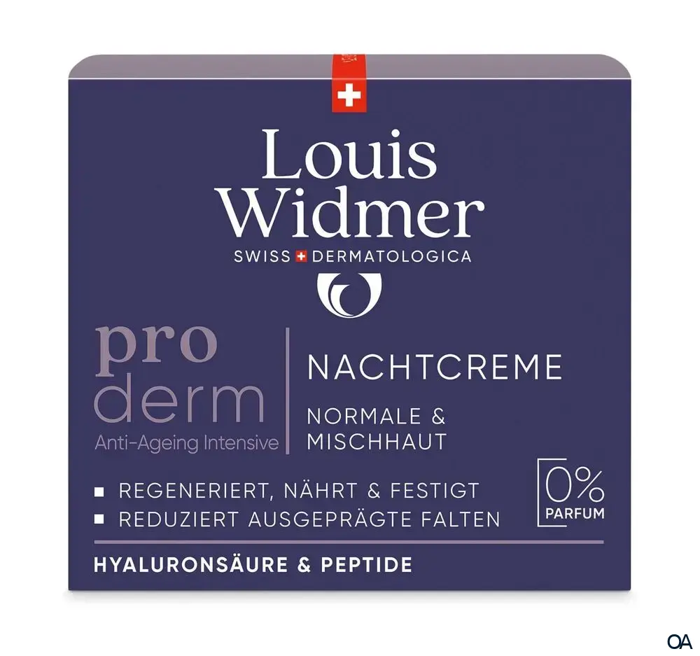 Louis Widmer proderm Nachtcreme - ohne Parfum Louis Widmer proderm Nachtcreme - ohne Parfum