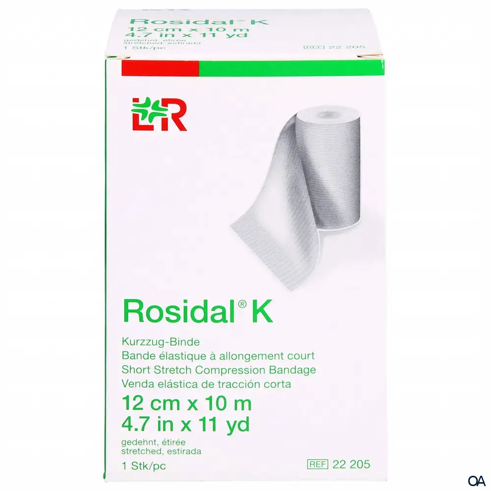 Rosidal® K (kräftig) Kurzzugbinde 12 cm x 10 m